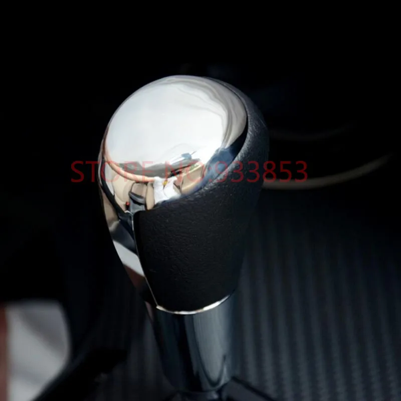 

ABS Chrome Car Styling Gear Shift Knob Cover Gear Shift Head Sticker trim For RAV4 2013 2014 2015 2016 Accessories