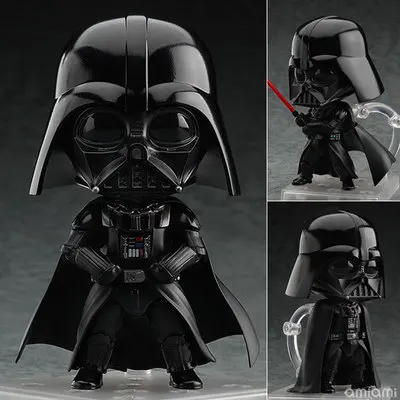 

Anime Figurines Star Wars 7 The Force Awakens 502# Nendoroid Darth Vader PVC Action Figure Model Toy 4"10cm