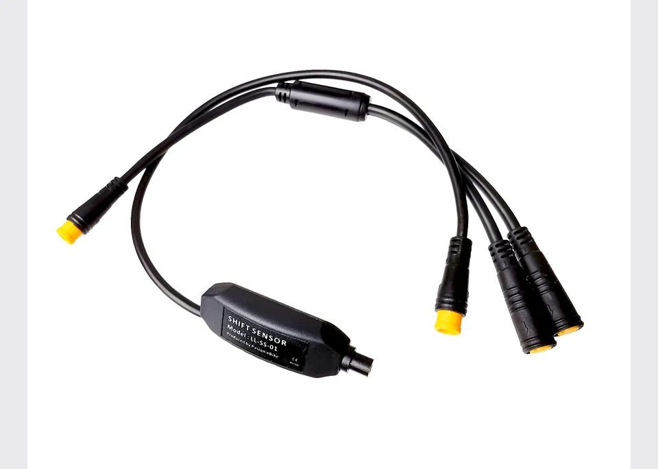Excellent Mid Motor Gear Sensor for BAFANG BBS01 BBS02 BBSHD 3 Pin in One Connector 24CM Shift Sensor with Y Cable for BAFANG Gear Sensor 5