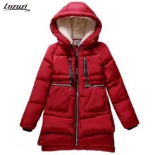 1 unid mujeres de la chaqueta del invierno más tamaño engrosamiento de algodón con capucha Parkas para las mujeres invierno Chaquetas Mujer Z008