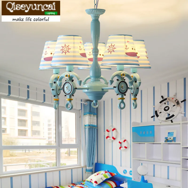 

Qiseyuncai 2018 new Children's bedroom cartoon cute chandelier creative personality room simple modern art lighting