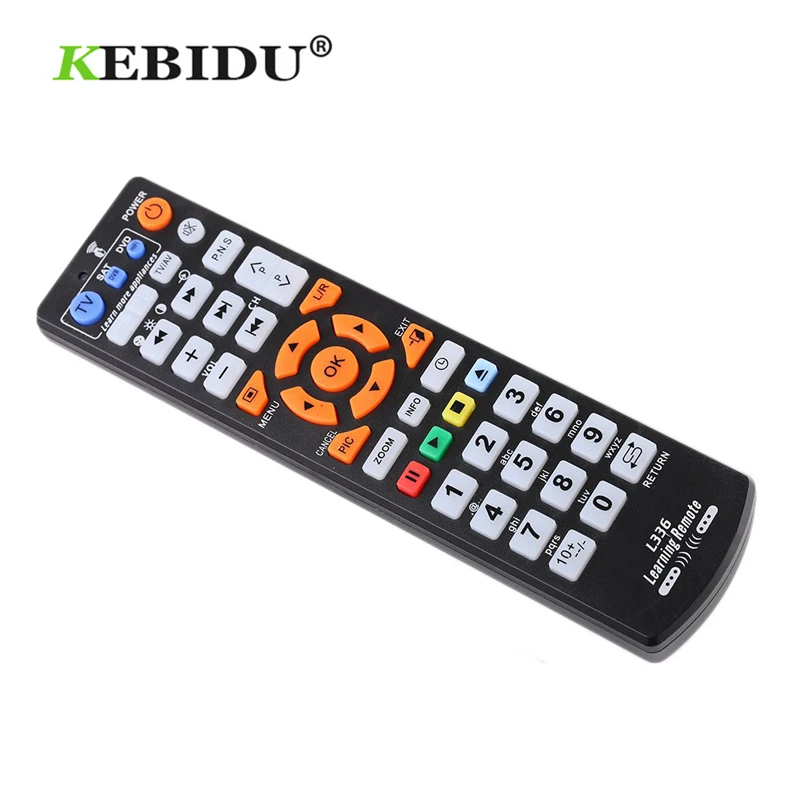 

kebidu Universal L336 Smart IR Remote Control with learn function,3 pages controller copy for TV STB DVD SAT DVB HIFI TV BOX