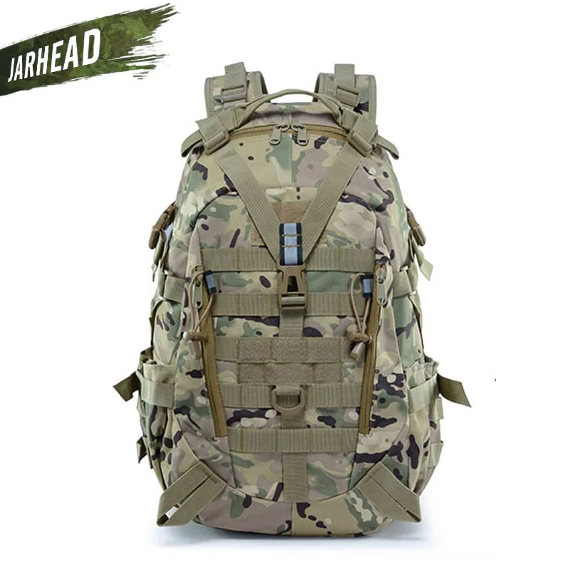 Тактический светоотражающий рюкзак Камуфляжный Рюкзак Molle военная штурмовая