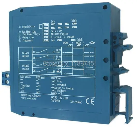 10 шт./лот DC12~ DC24V парковка Управление ИНДУКТИВНЫЕ ПЕТЛИ детектор корабля