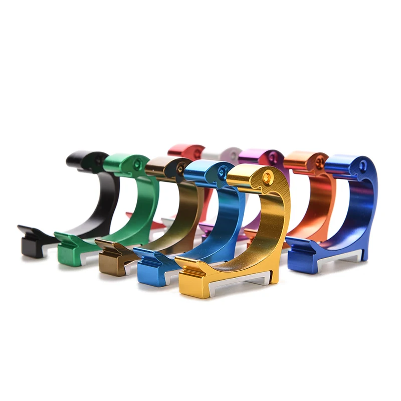 

1PCS Bathroom Hooks Wall Mounted Great Aluminum Finish Candy Color Clothes Hanger & Towel & Coat & Robe Hook Decorative
