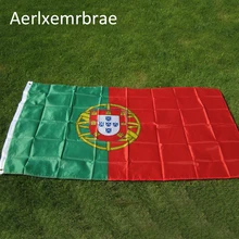 Frete grátis portugal bandeira república portuguesa bandeira do país pennant novos presentes feliz poliéster tecidos