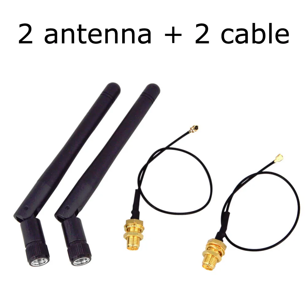 2 шт./лот 2,4 GHz 3dBi WiFi 2,4g антенна RP SMA мужской беспроводной маршрутизатор + 17 см PCI U.FL IPX к RP SMA Мужской кабель|4g antenna|antenna rp-smaantenna router | АлиЭкспресс