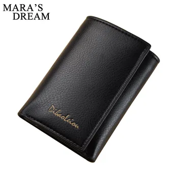 

Mara' Dream 2018 Women's Wallet Card Holder Coin Purse Soft Slim PU Leather Hasp Small Wallets for Lady Clutch Female Carteira