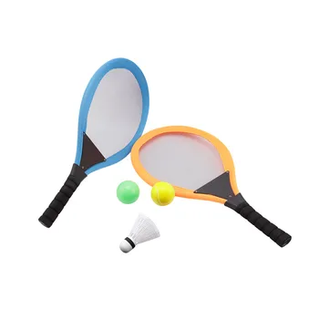

Nice 2 In 1 Badminton Tennis Rackets Beach Sport Toy Set with Ball Set Rackets Toy for Children wholesale drop shipping