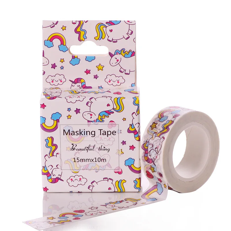

And Paper Color Tape Whole Roll Seamless Tearing Decorative Stickers Album Diary Tape
