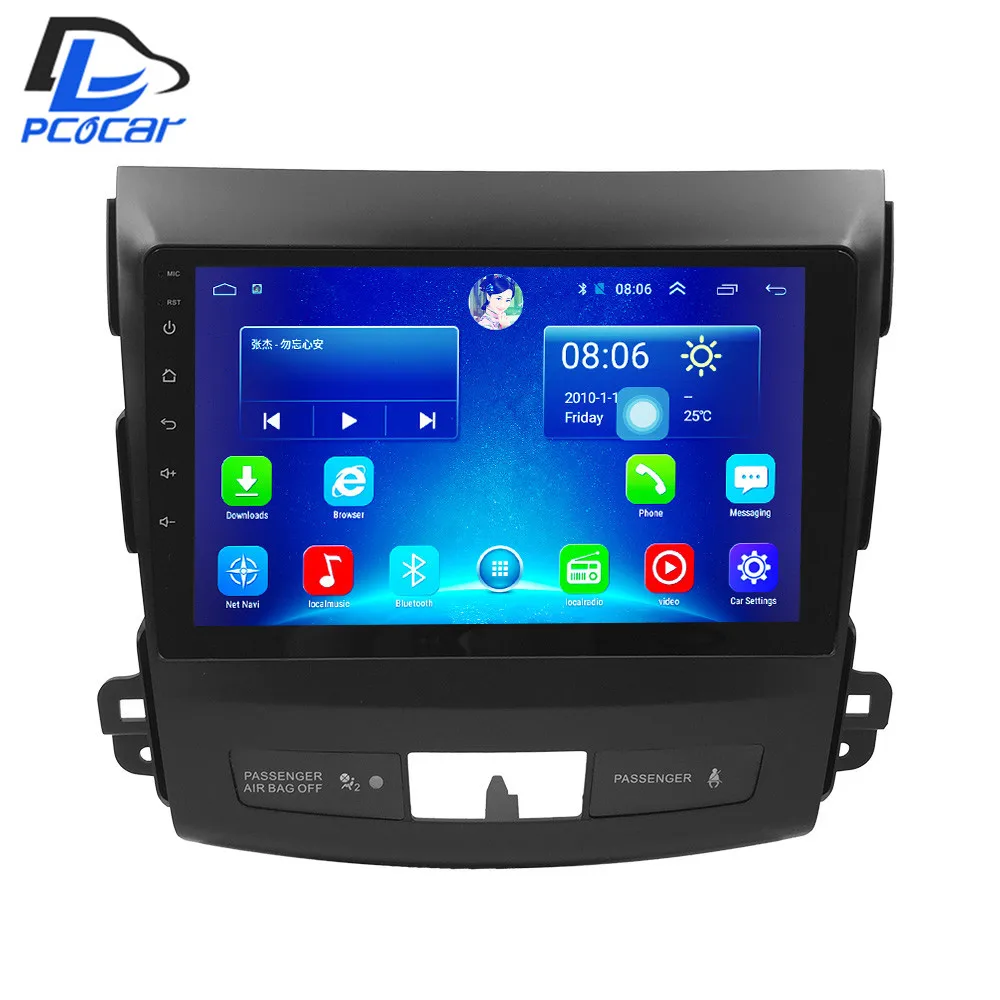 32G ROM android car gps multimedia video radio player in dash for Mitsubishi outlander 2003 2013