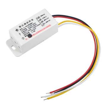 

AC220V Auto Power On Off Microwave R adar Body Delay Sensor Switch for LED Incandescent Light Lamp Module Sensing Light Control