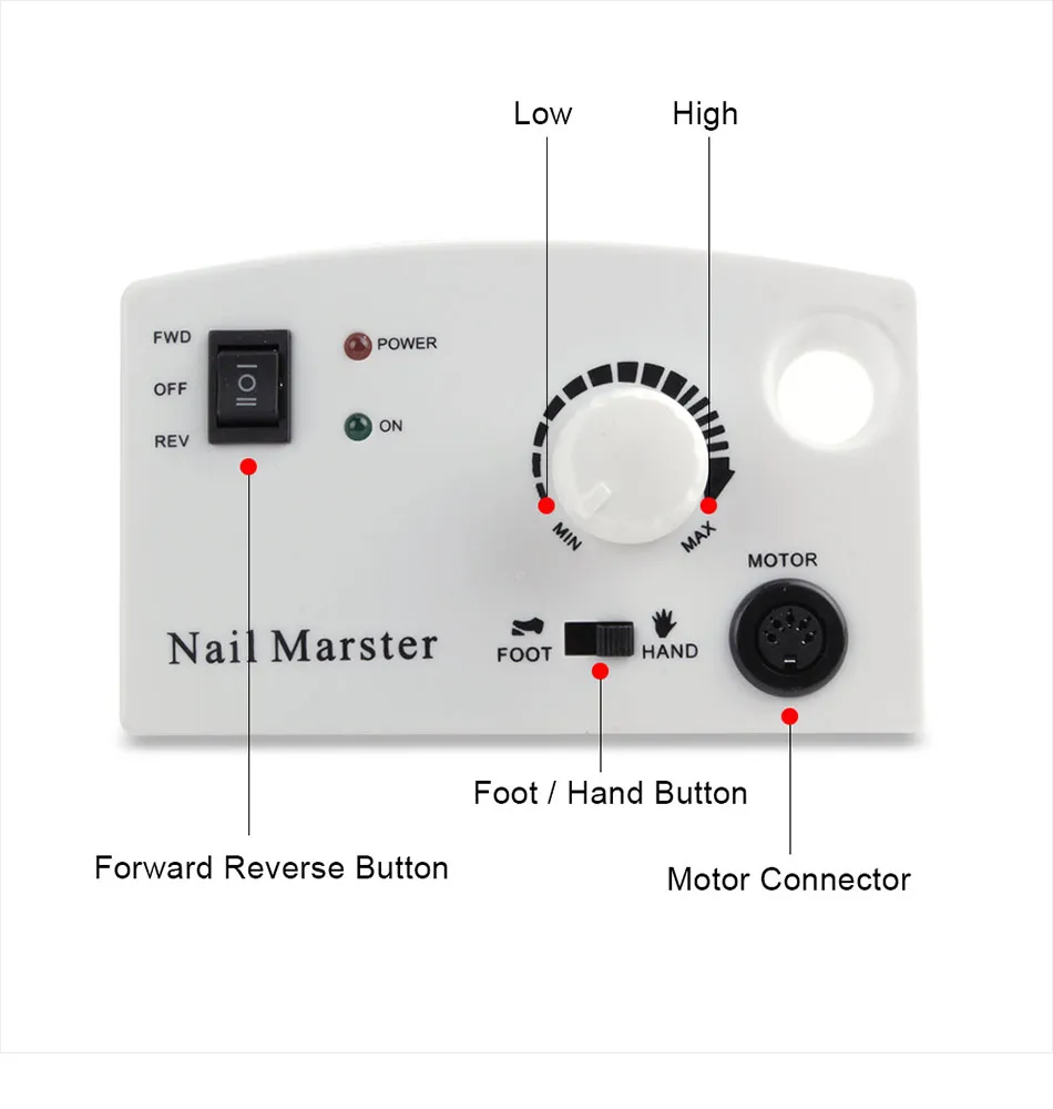 Электрическая дрель для ногтей, аппарат для маникюра, церемониальный резак, пилочки для ногтей, роторный инструмент, аксессуары, 35000 об/мин, 25 Вт, педикюрные ножницы