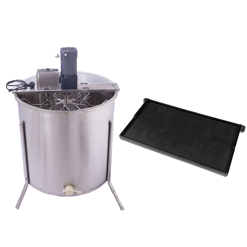 

New free shipping one type honey flow hive 20 pcs plastic frames free installation and 6 frames stainless steel honey extractor