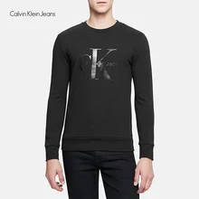 Calvin Klein Jeans / CK 2017 Autumn Winter Men’s Slim Knitted Casual Sweatshirts Men Classic Sweater Letter Print Tops J306570