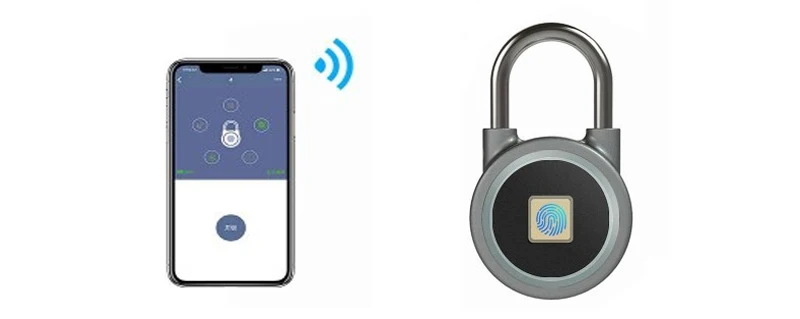 Wdskivi Z1 Keyless мини отпечатков пальцев замок Bluetooth электронный замок Водонепроницаемый разблокировать Замок Дверные замки для мобильного