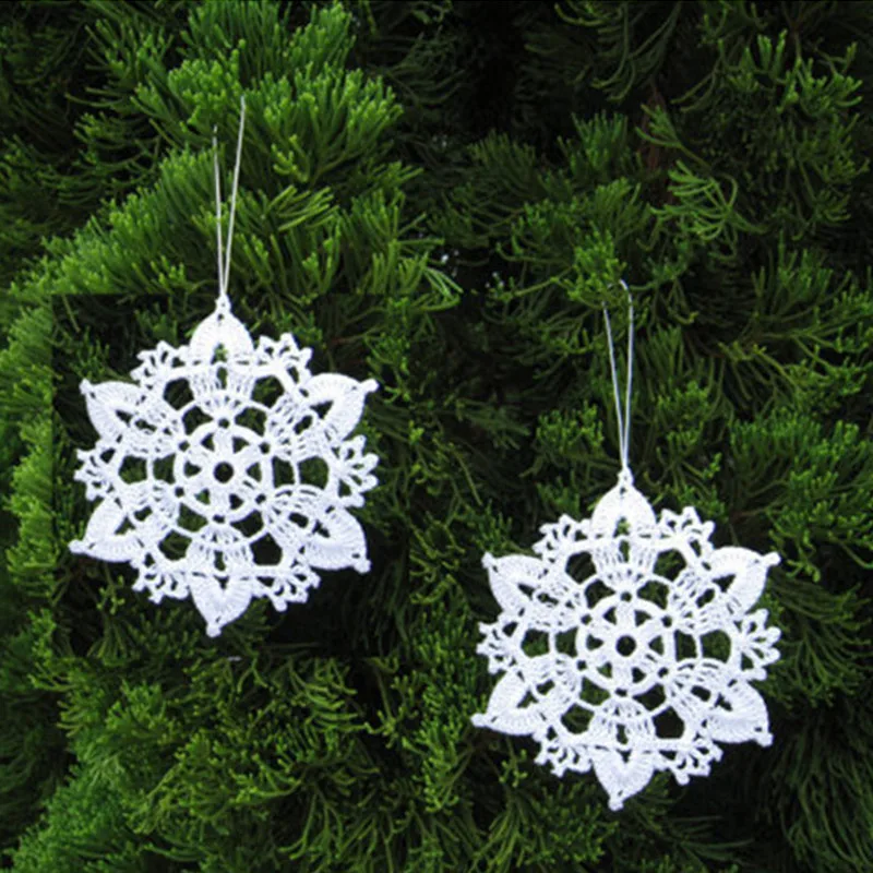 aliexpress com buy set of 10 crocheted snowflake home aliexpress com buy set of 10 crocheted snowflake home
