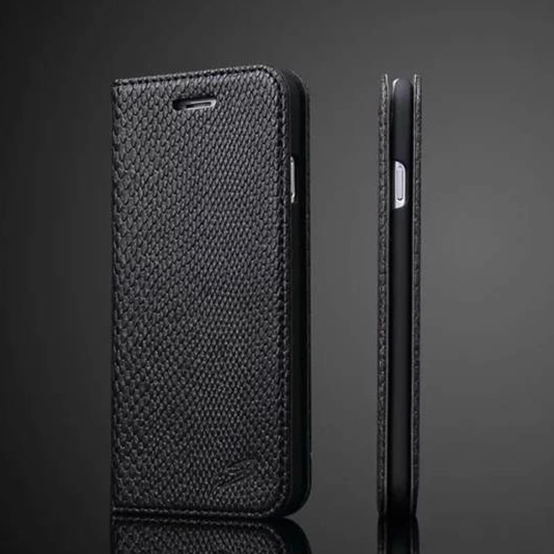

For IPhone 7 Case Luxury Shell PU Snakeskin Texture Leather Back Cover Card Holders Shell