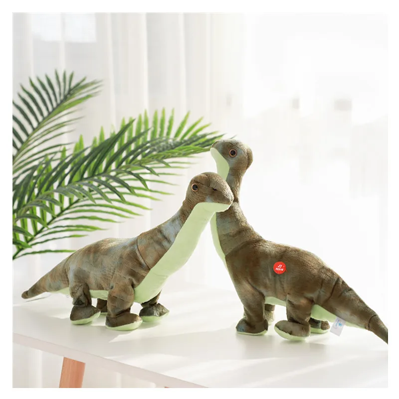 Electric Plush Toys Stuffed Toy Simulation Jurassic Period Dinosaur Can Talk and Shout Creative Gift for Baby Children