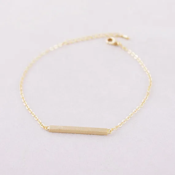 Модные посеребренные браслеты маленькие прямоугольные браслеты для женщин длинные палочки наручная цепочка