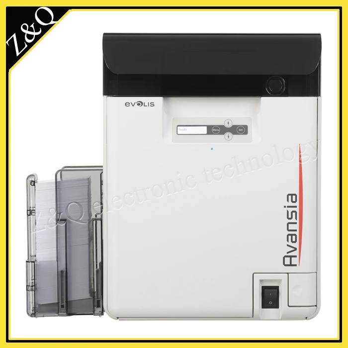 

Evolis AVANSIA card printer 600DPI use RT4F010SAA and RTCL009NAA ribbon