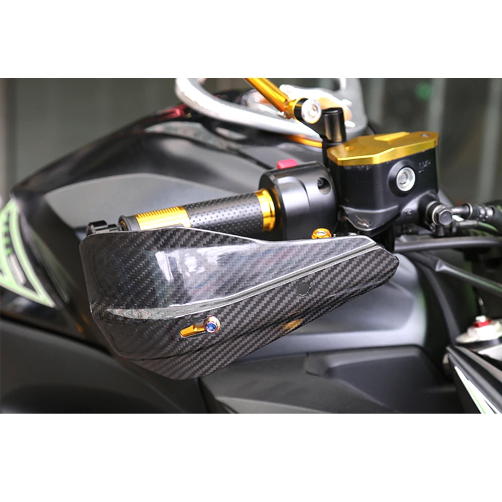 SMOK Универсальный мотоциклетный руль из углеродного волокна, ручной щиток для BMW Honda KTM Kawasaki Yamaha Suzuki Ducati Benelli