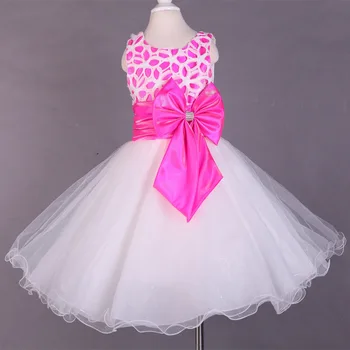 

Clearance! New Dresses for Girls Embroidered Flower Sleeveless Formal Party Wedding Birthday Ball Gown Dress Baby Kids Clothes