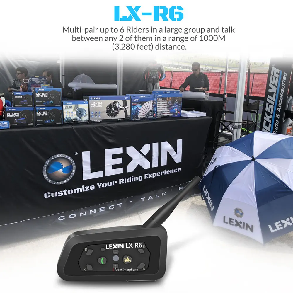 LEXIN R6 1200M 6 Rider moto rcycle Bluetooth шлем гарнитуры Интерком Мото Переговорные Гарнитуры intercomunicadores de casco moto