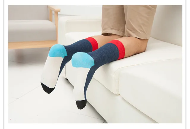 20 пар/лот мужчин Носки chunmian значение рекомендуется в носки без пятки в полоску и горошек цвета хлопок Носки для мужчин