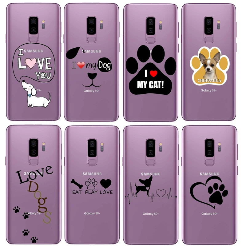 

Funny Paws Print Cat Dog Protective Phone Case silicon TPU phone cases cove For Samsung 2016 2017 A3 A5 A6 A7A8 A8 PIUS J3 J5 J7