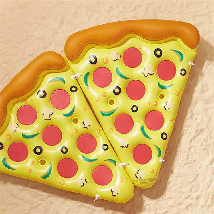 Swimming Pool Float Inflatable Pizza Giant Summer Water Toys Pool Inflatable Toys Outdoor Fun Toy Beach Resting Lounger Air (19)