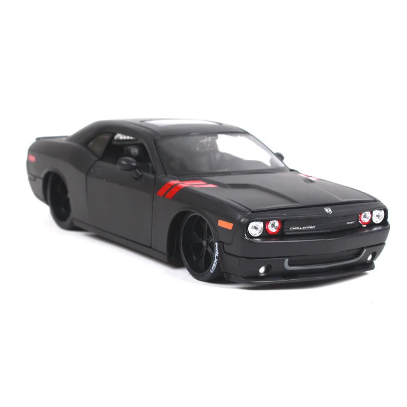 Моделирование 1:24 2008 Dodge Challenger модифицированный ретро сплав модель автомобиля, коллекция и подарок мускул модель гоночной машины