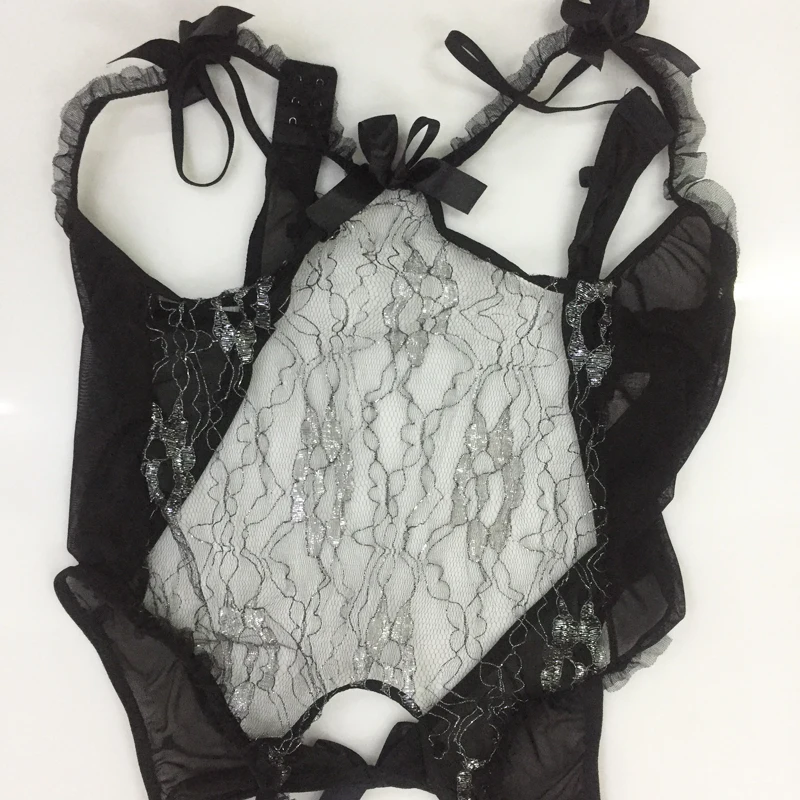 Sexy Lingerie Women Underwear Dress Open Bra Open Crotch Costume