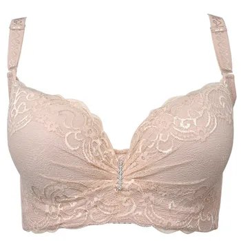 

Plus size bra push up side gathering furu thin mm shaping c large cup Large cup underwear BCDE cup bra free shipping