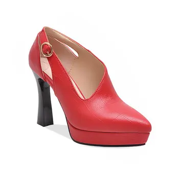 

Early spring shoes 19 years with thick with new fashion high waterproof table 33-43 cingulate pointed shoes wet