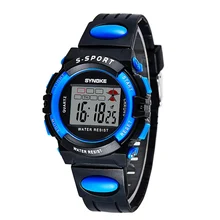 Automatique enfants étanche armée militaire montre-bracelet Numérique De Mode enfants led sport top qualité enfant chronographe horloge sport