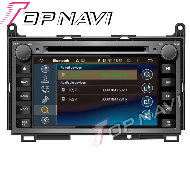 TOPNAVI 7 ''Восьмиядерный Android 8,0 Автомобильный gps навигация для dvd-плеер для Toyota Venza 2008-Авторадио DVD мультимедиа аудио плеер стерео 2 Din