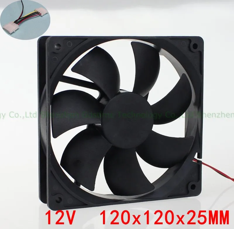 DC large 4PIN12V 12cm cm 120mm 12025 chassis cooling fan | Компьютеры и офис