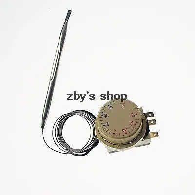 

1PCS 220V 16A -30~+30C 3Pins Thermostat Knob Refrigerator Temperature Switch Controller Probe