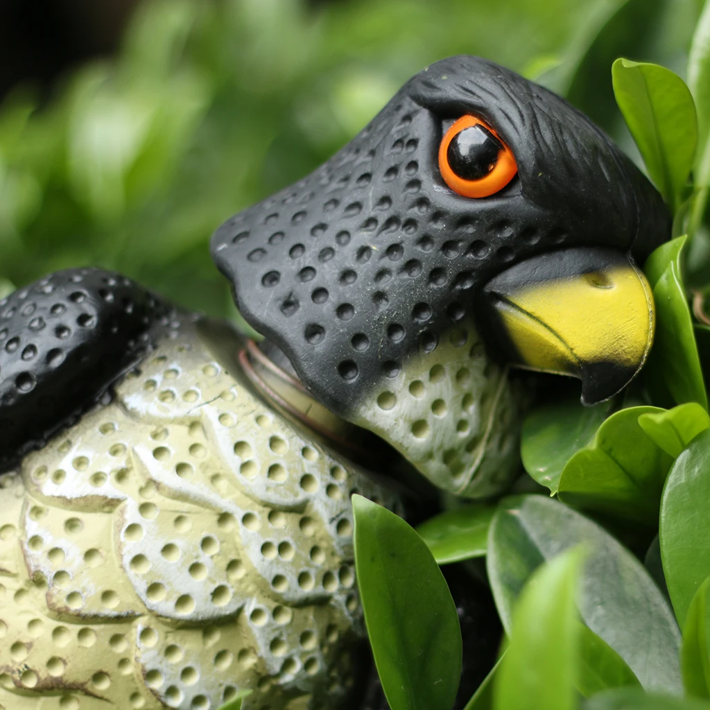 Realistic Decoy Birds  Simulation Feathered Pest Control Garden Scarer Scarecrow Anti Small Birds Rabbit Pest Control Protector