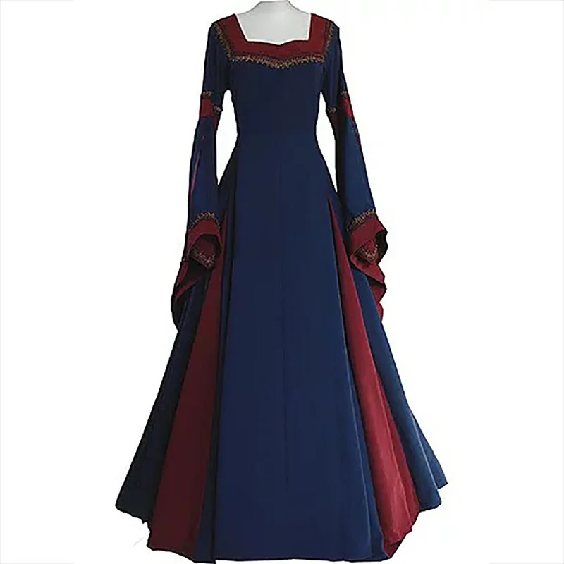 Aliexpress.com : Buy Adult Women Medieval Costume Maxi Long Gown Dress ...