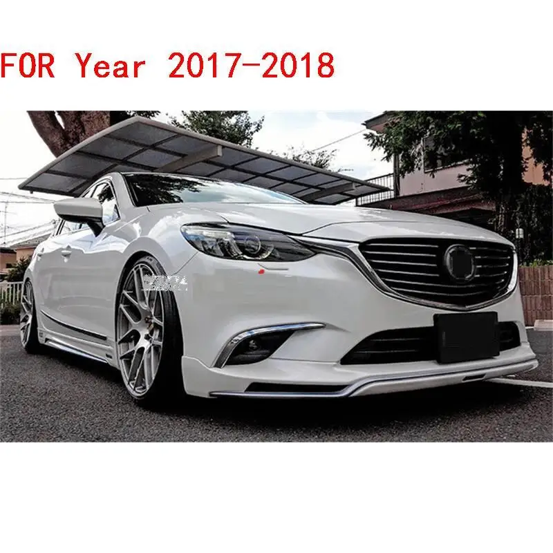Number 6 Guard Molding Accessories Sticker Bumper Protector Style Car Modification Styling Mouldings 14 15 16 17 18 FOR Mazda Atenza - Color: Number 6