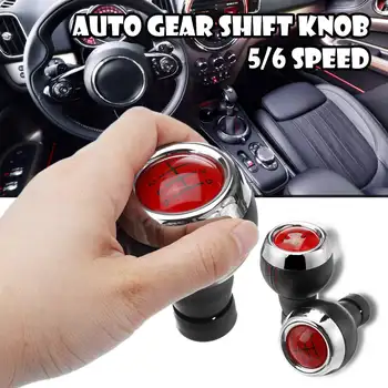 

5/6 Speed Car Gear Shift Knob Red Stick Manual Gear Shifter Leather Cover knob For BMW FOR MINI COOPER R56 R57 R58 R59 R60 R61