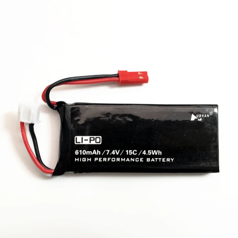 Оригинальный Hubsan X4 H502S H502E 7 4 V 610mAh литий полимерный аккумулятор 15C 4.5WH батарея 2S JST