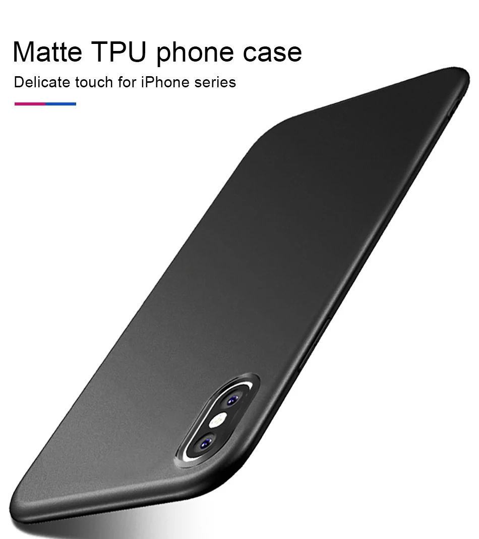 !ACCEZZ TPU Soft Matte Phone Cover Case For Apple iphone XS MAX XR X 8 7 6 6S Plus Luxury Shell Funda Coque Mobile Fitted Cases (1)