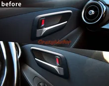 ¡ NUEVO!! para Mazda Demio 2 2015 2016 Puerta Interior cubierta de la manija bol trim 4 unids