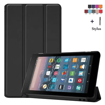

Smart Case Cover For Amazon Kindle Fire 7 2019/2017 Wake Sleep Flip Leather Fundas For Amazon Kindle Fire 7'' 2019 2017