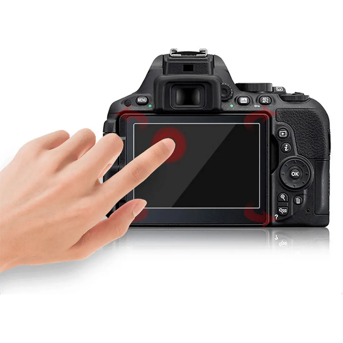 Профессиональная защитная пленка на экран для камеры Canon из закаленного водонепроницаемого стекла