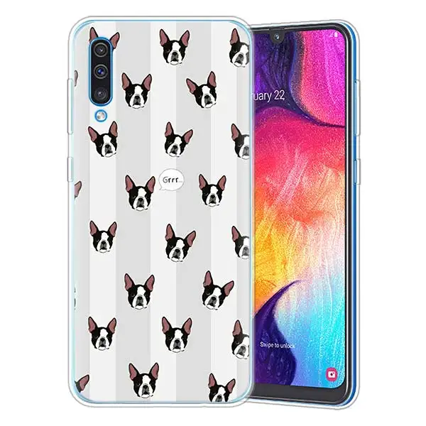 04 Силиконовые чехлы для samsung Galaxy A10 A30 A40 A50 A70 A6 A7 A8+ A9 M30 M50 из ТПУ - Цвет: 04
