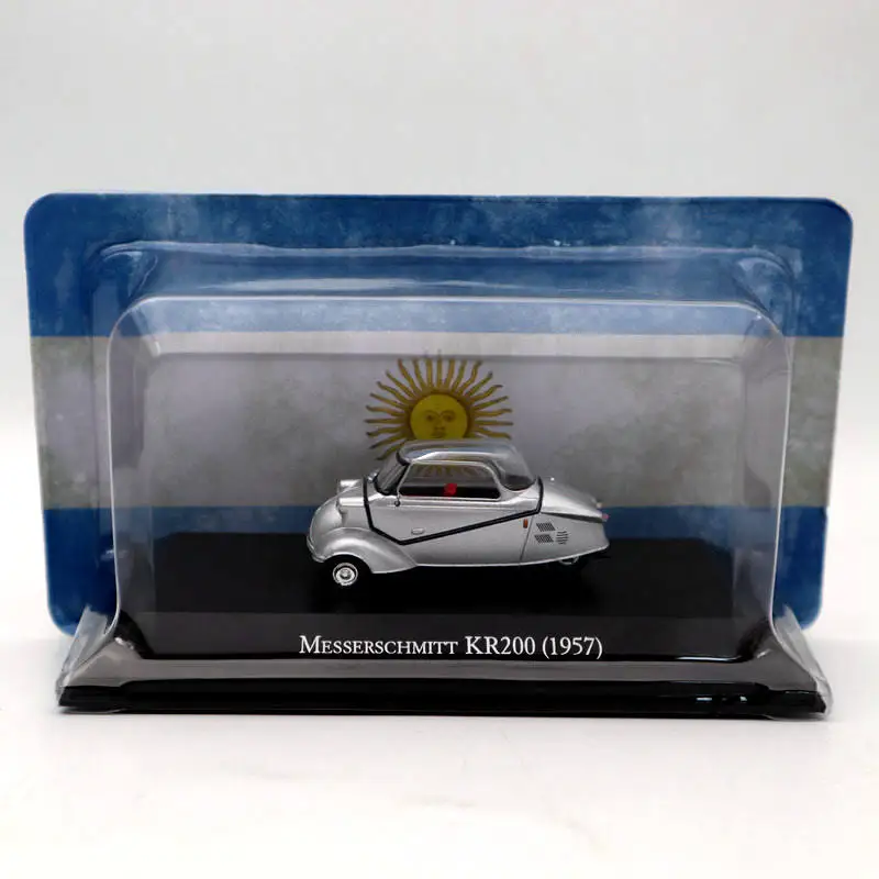 IXO Алтая 1:43 Messerschmitt KR200 1957 серебро литые модели лимитированная коллекция